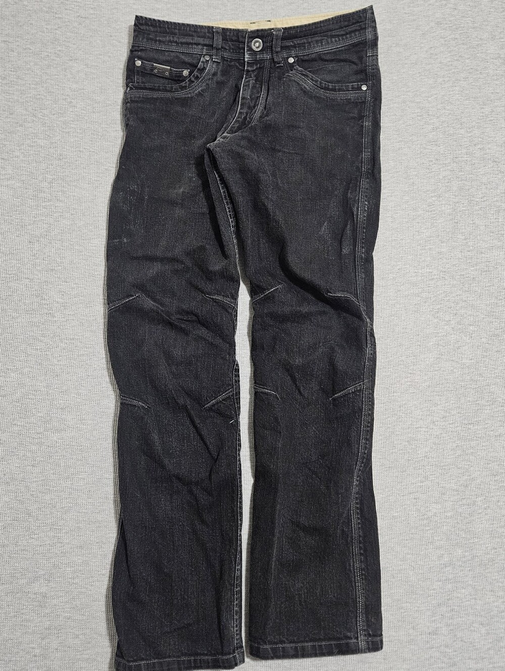 Kuhl Men's Black Bootcut Jeans Dark Wash Demin 30x32